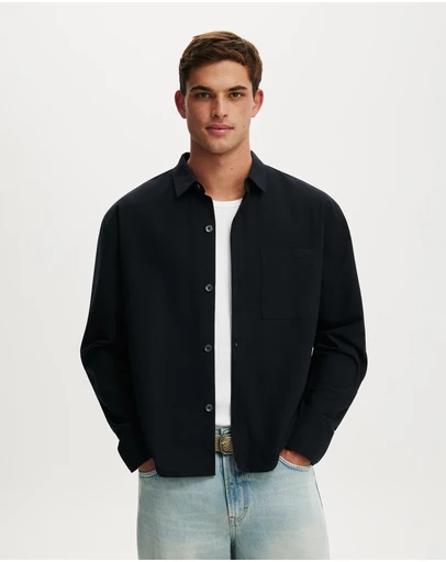 Cotton On - Bedford Long Sleeve Shirt