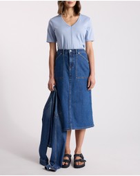 David Lawrence - Jolyn Mercerised Cotton Tee