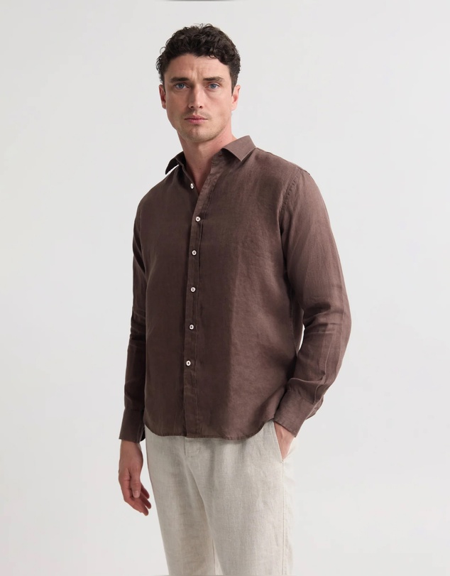 Oxford - Cooper Ls French Linen Shirt