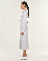 Staple the Label - Muse Stripe Midi Shirt Dress