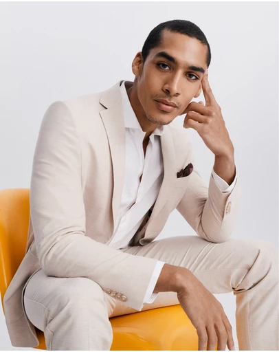 Van Heusen - Easy Care Linen Suit Jacket