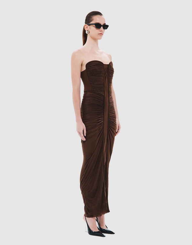 MISHA - The Totem Stocking Jersey Midi Dress