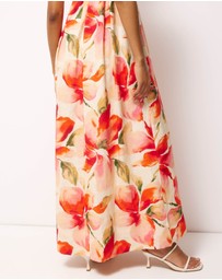 Revibe - Repaired AERE Aniya Linen Maxi Dress - AU 12