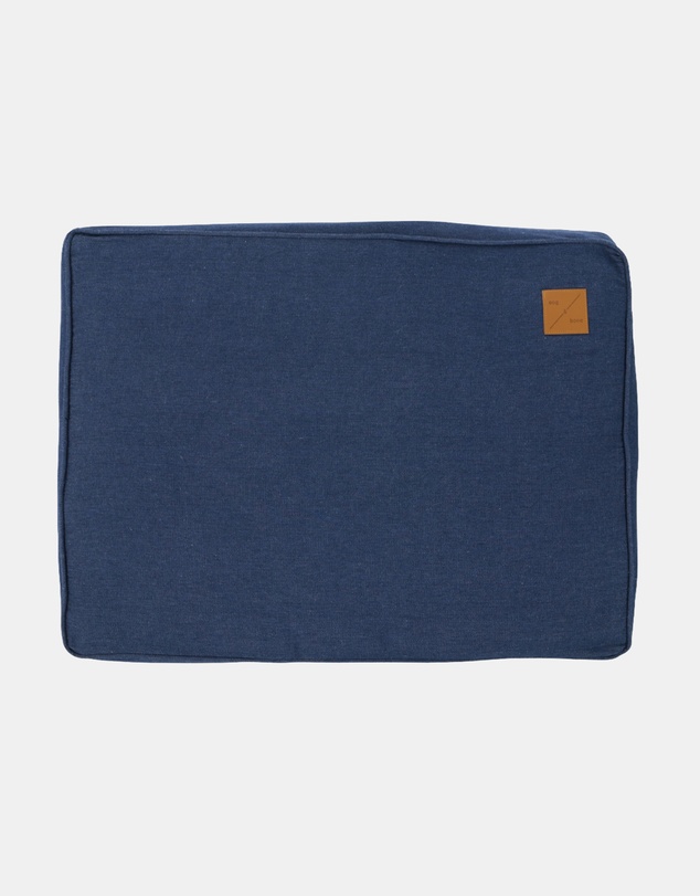 Mog & Bone - Classic Cushion Dog Bed - Blue Denim