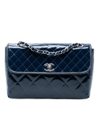 Pre-Loved by Azura Reborn - Pre-Loved Quilted Patent In The Business Flap