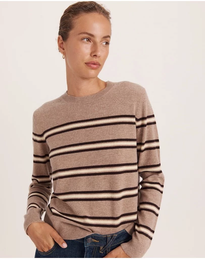 SABA - Nora Wool Cashmere Stripe Knit