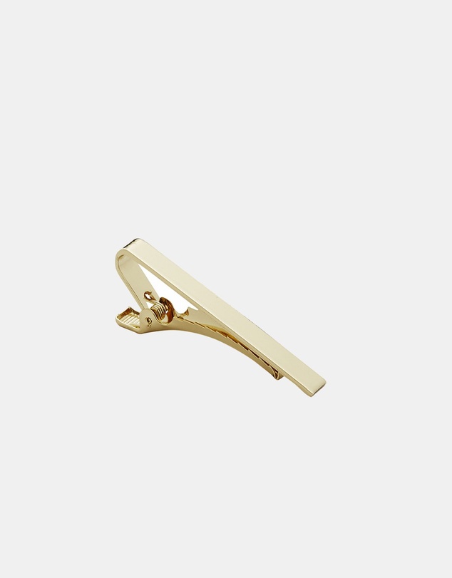 Buckle - Tie Bar - Polished Gold
