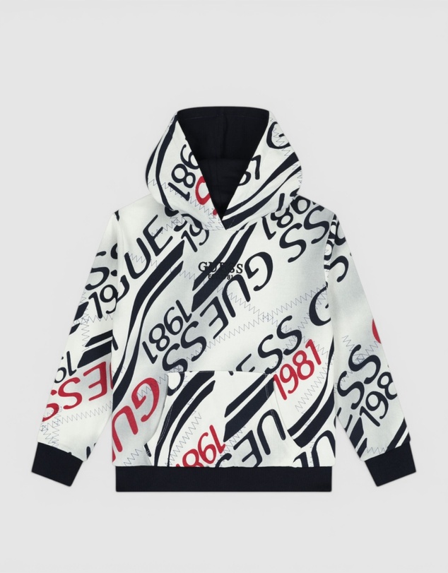 GUESS - Hooded Logo Active Top