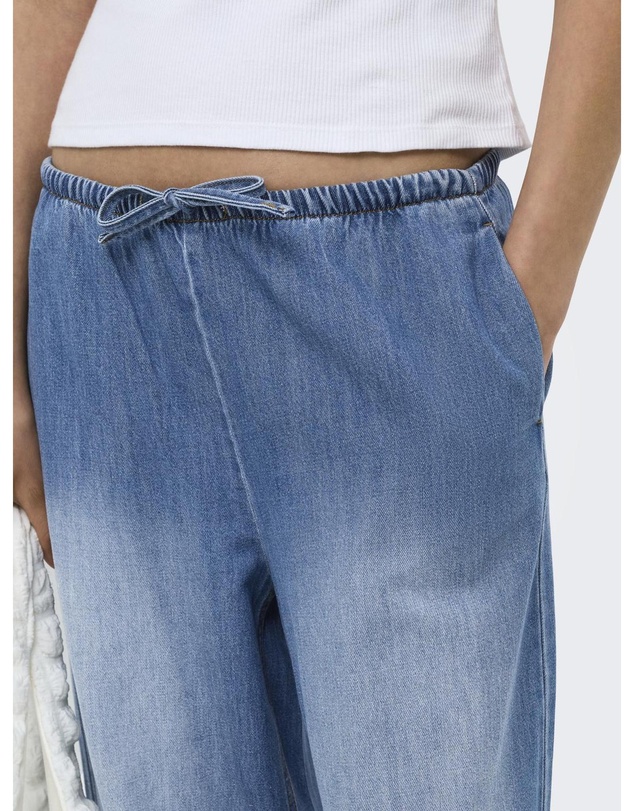 ONLY - Aria Pull String Wide Fit Jeans