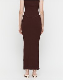 FRIEND of AUDREY - Beaded Knit Skirt