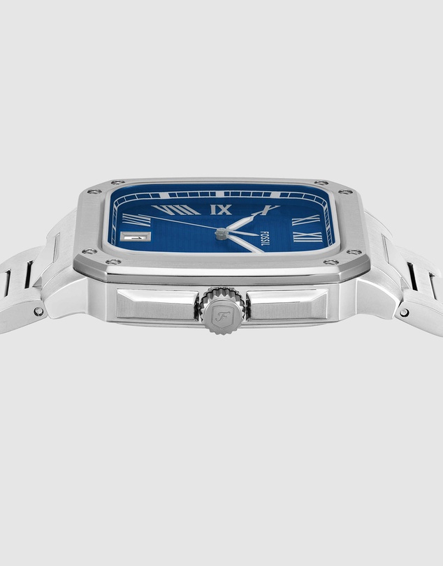 Fossil - Crosby Silver Tone Analogue Watch