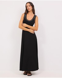 Calli - Taylor Cotton Rib Tank Dress