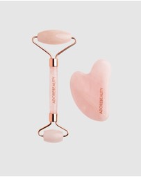 Adore Beauty - Rose Quartz Facial Massage Set
