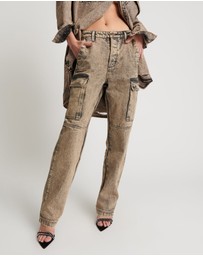 ONE TEASPOON - Rust Cargo Motion Pants