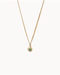 Kirstin Ash - Birthstone Necklace May Emerald