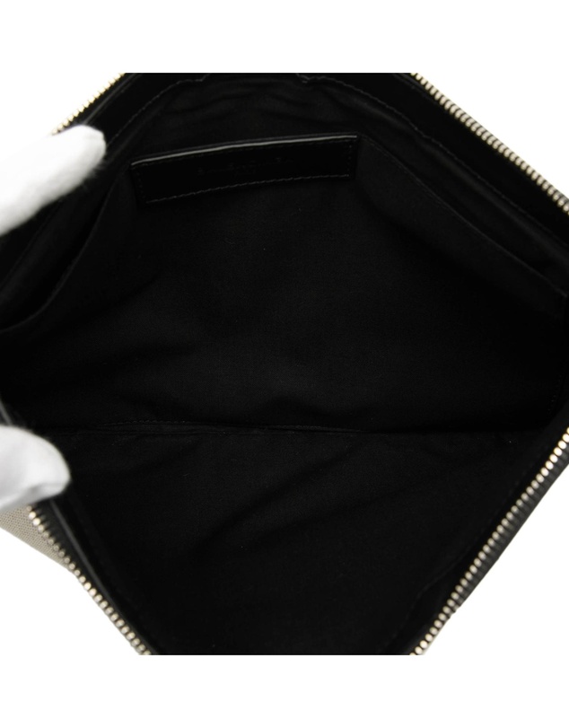 Pre-Loved by Azura Reborn - Pre-Loved M Canvas Navy Clip Clutch