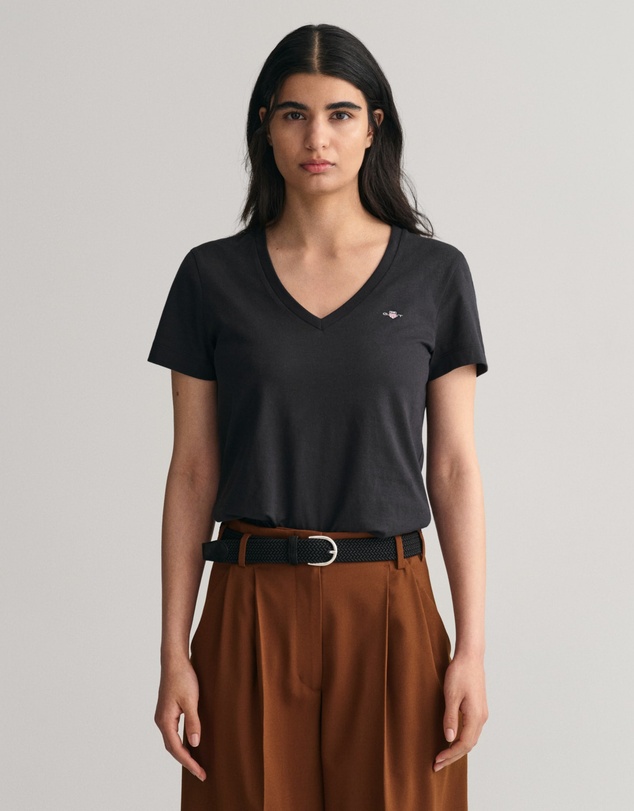 Gant - Shield V-Neck T-Shirt