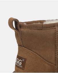 EVERAU - Australian Shepherd Ugg Noel Kids Mini Cow Suede Upper UGG Boots