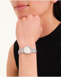 Rosefield - Gaia XS Creme Silver-Tone Bracelet Watch