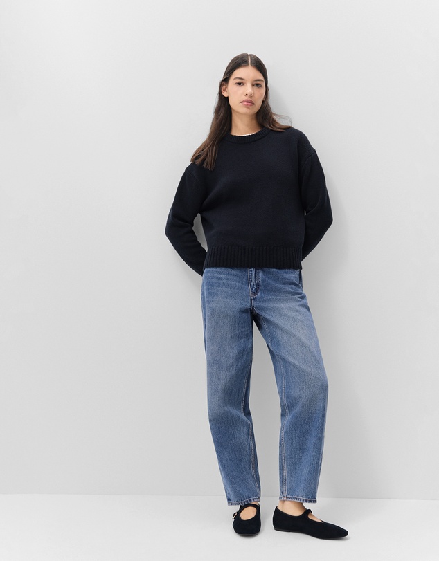 UNISON - Merino Wool Crew Neck Knit