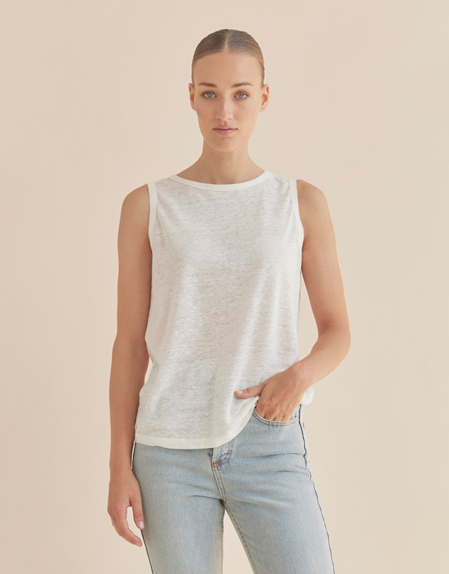 Amelius - Aceline Linen Jersey Tank