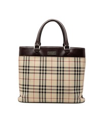 Pre-Loved by Azura Reborn - Pre-Loved House Check Canvas Tote