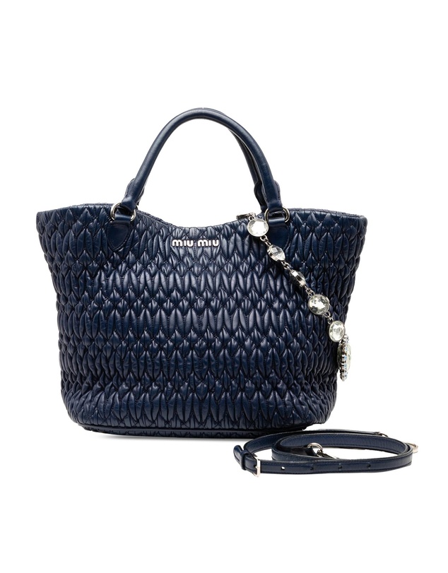 Pre-Loved by Azura Reborn - Pre-Loved Matelasse Nappa Crystal Satchel