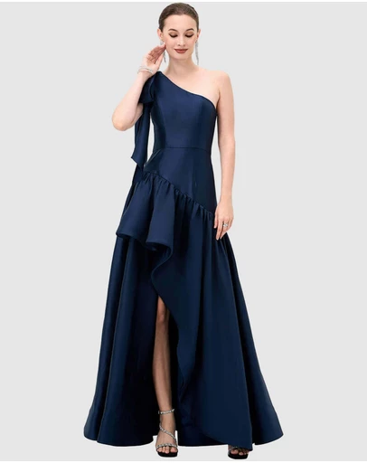 Bariano - Yulitza Asymmetric Gown