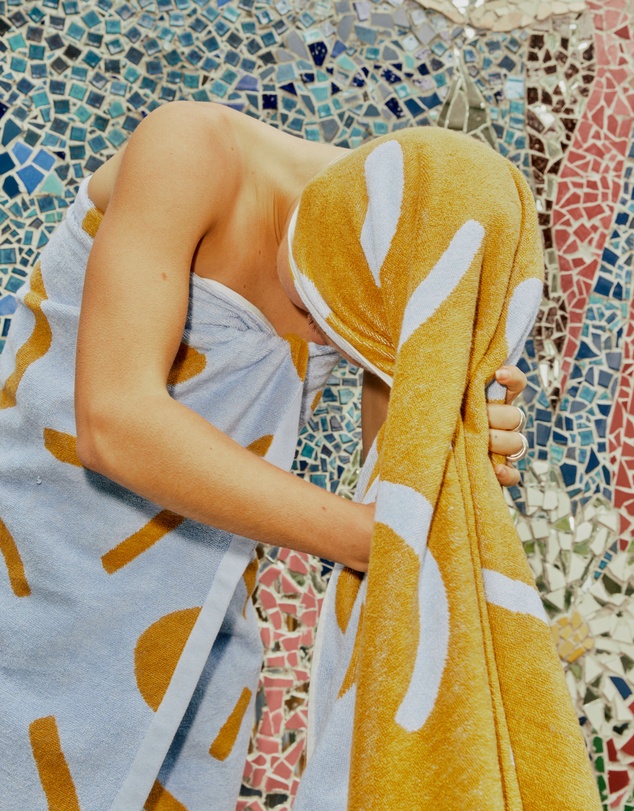 Mosey Me - Shapes Bath Towel