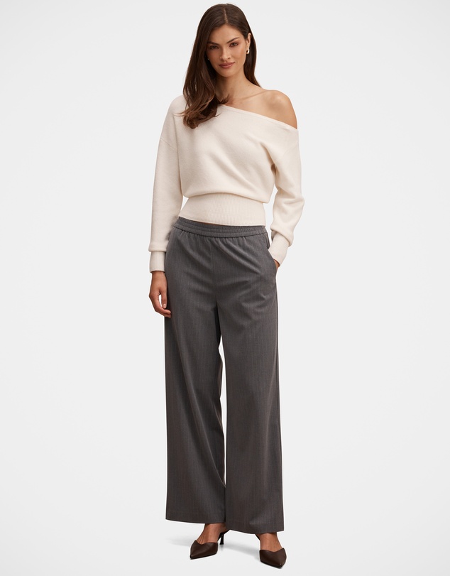 Forever New - Liliana Elastic Pinstripe Pants