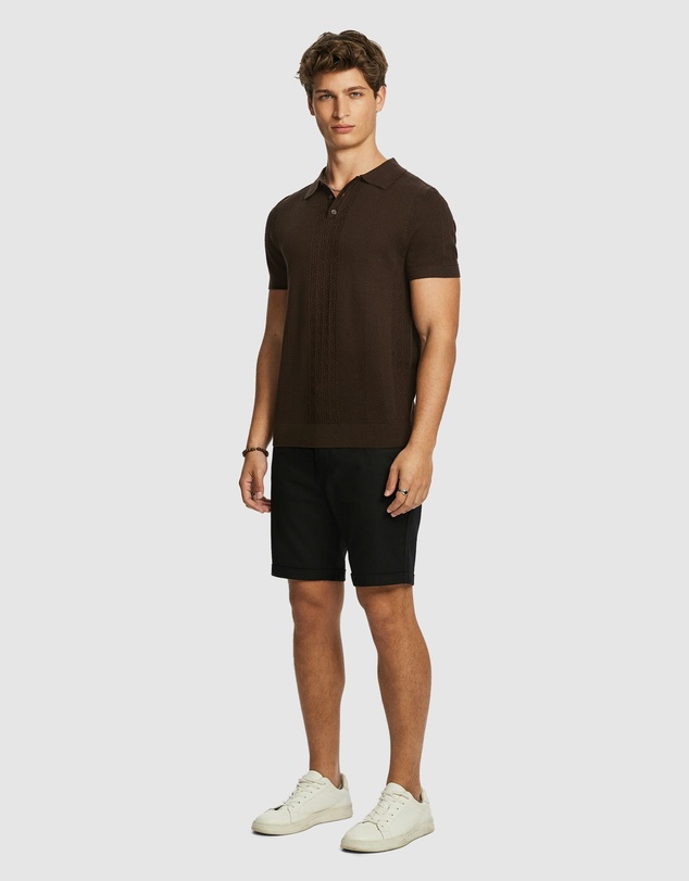 yd. - Roscoe Knit Polo Shirt
