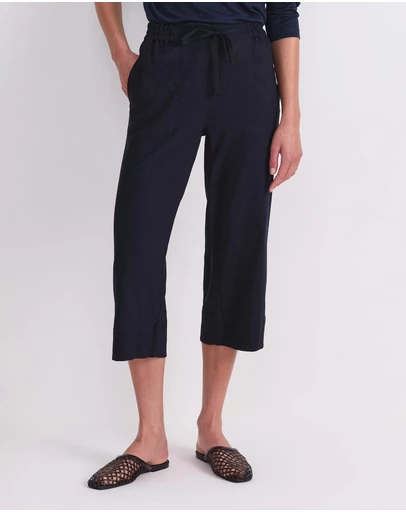 Sportscraft - Rosa Crop Linen Pant