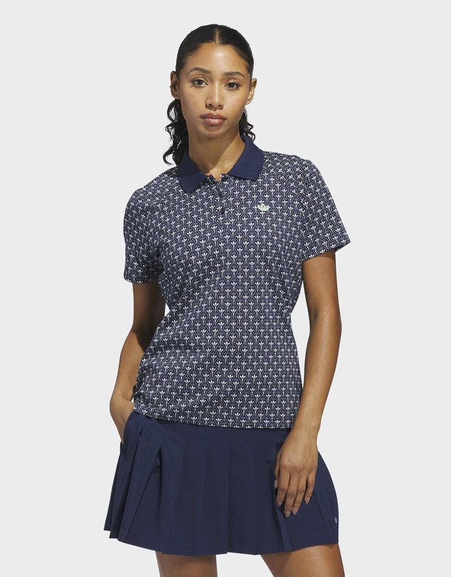 adidas Originals - Originals All Over Trefoil Polo Shirt Womens