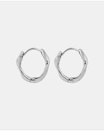 Zoe Olivia - Waterproof Muse Twist Hoop Earrings