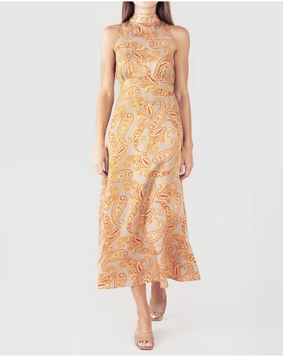 Amelius - Indira Paisley Midi Dress