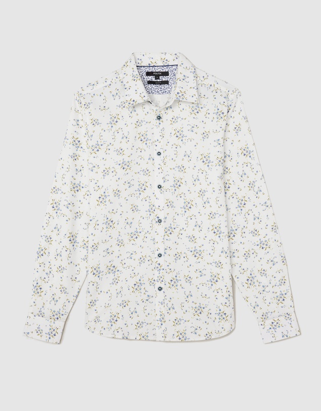 Politix - Bouquet Print Long Sleeve Shirt