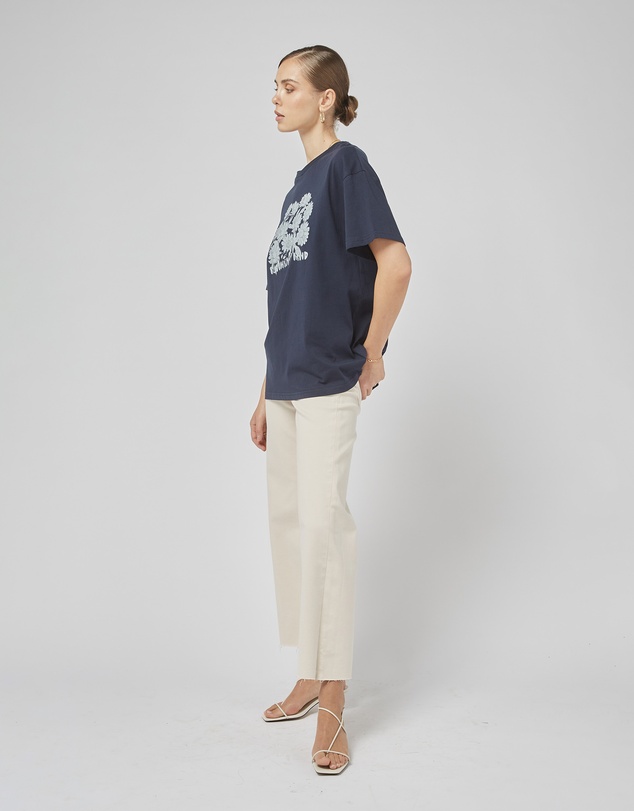 DRICOPER DENIM - Amy Navy Printed Tee