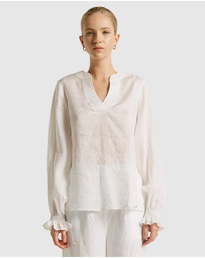 FRIEND of AUDREY - Oia Ramie Top