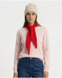 SILK MAGNOLIA - Cashmere Triangle Scarf