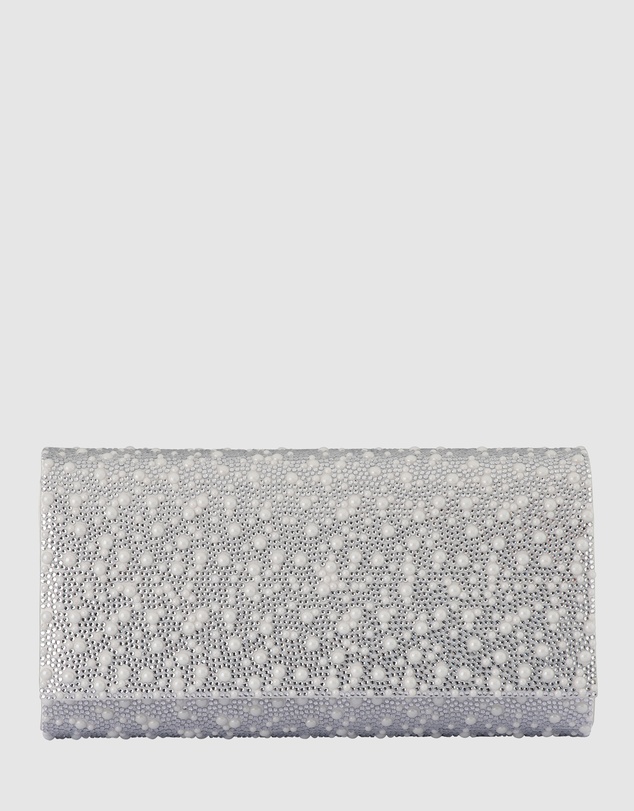 Olga Berg - Danna Crystal And Pearl Clutch