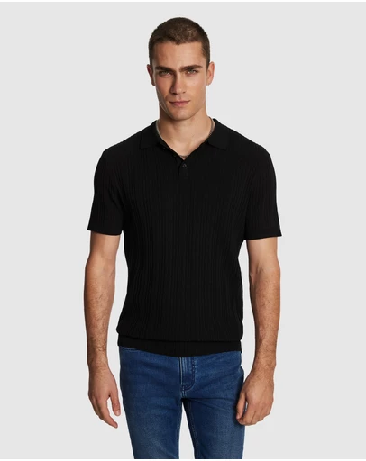 yd. - Banderas Knitted Polo Shirt