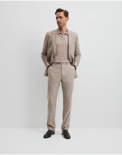 Country Road - Regular Fit Linen Cotton Tailored Pant