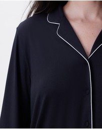 Bras N Things - Emilia Long Sleeve Top - Black