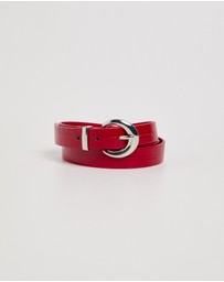 Studio - Red Croc Belt