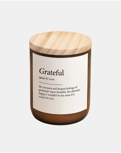The Commonfolk Collective - Grateful ~ Dictionary Meaning Candle