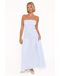 Petal & Pup - Parkway Maxi Dress - Blue Gingham