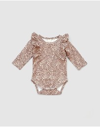 WITH LOVE FOR KIDS - Shimmy Long Sleeve Onesie - Babies