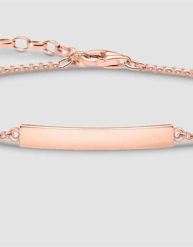 THOMAS SABO - Bracelet Classic With Heart & Infinity Rose Gold