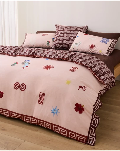 Sheet Society - Leo Washed Cotton Quilt Cover Set
