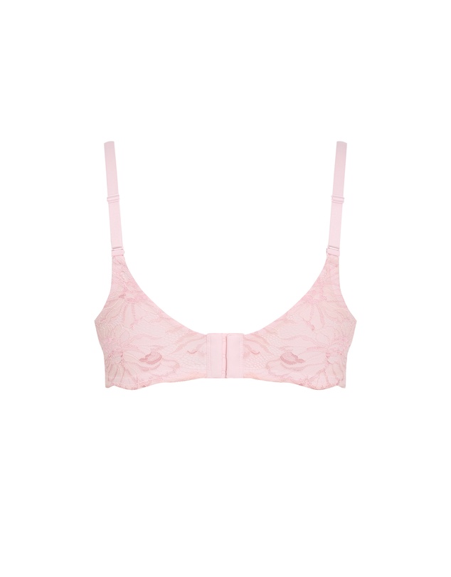 City Chic - Plus size Martine Uplift Bra - pink icing